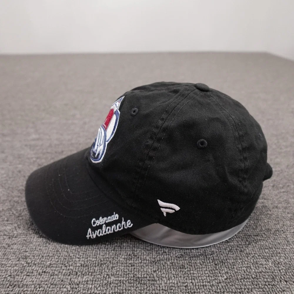 Colorado Avalanche Hat Cap Strap Back Mens One Size Black NHL Hockey Fanatics